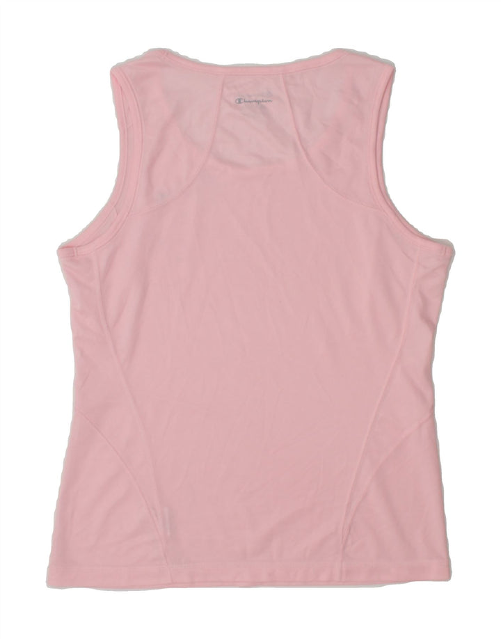 CHAMPION Womens Vest Top UK 12 Medium Pink Polyester Vintage Champion and Second-Hand Champion from Messina Hembry 