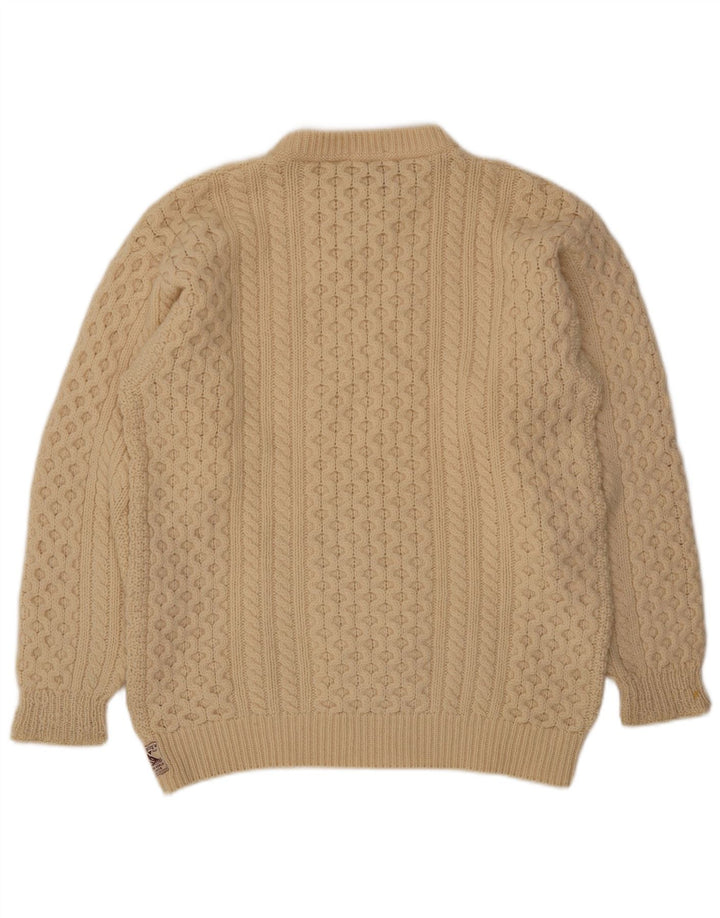 Мужской джемпер с круглым вырезом REPLAY, XL, белая шерсть