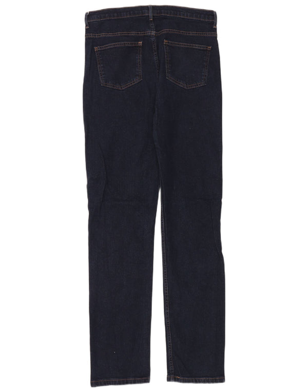 Женские прямые джинсы Marks & Spencer UK 14, большие W32 L32, темно-синие, хлопковые