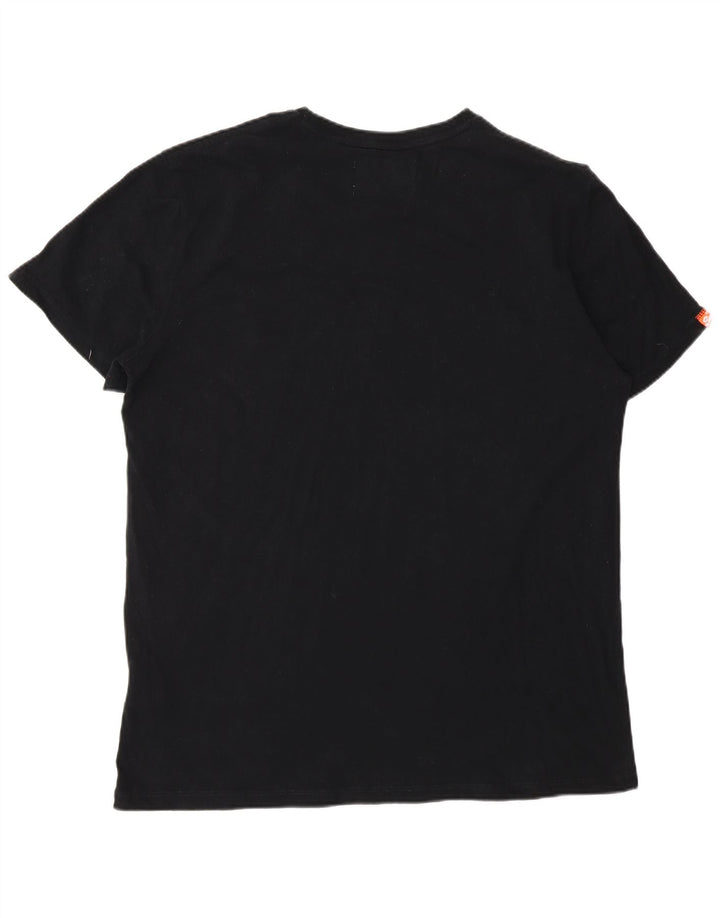 Мужская футболка Superdry Top 3XL, черный хлопок
