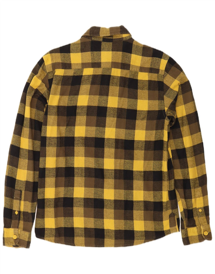 Мужская фланелевая рубашка Dickies, маленькая желтая клетка, хлопок