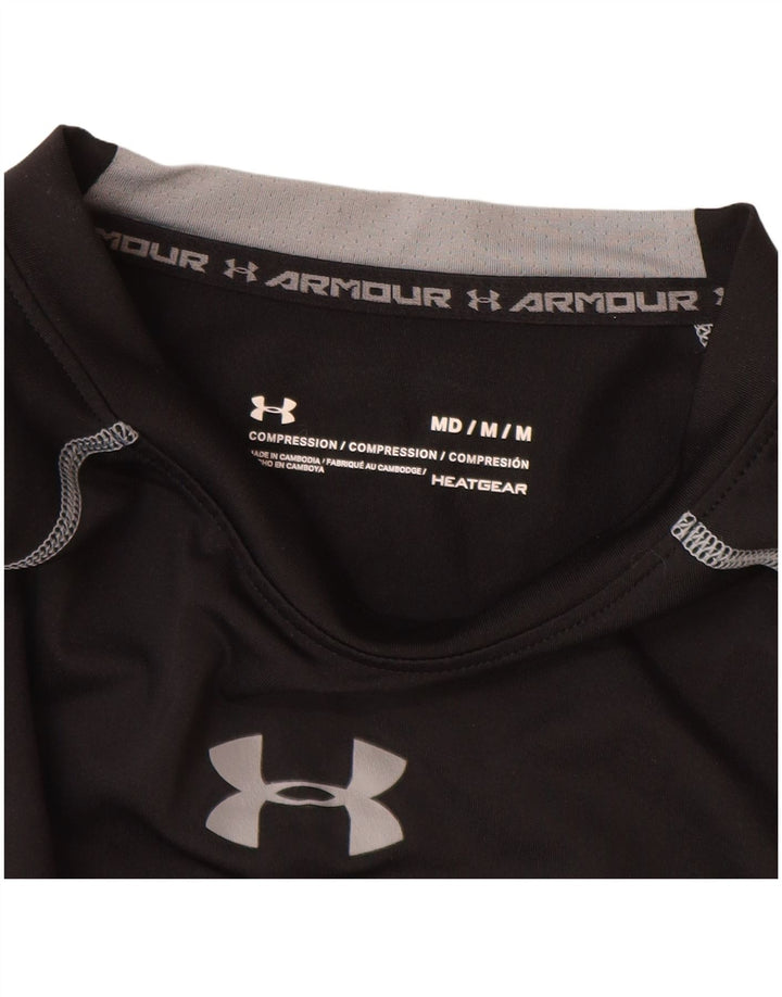 Мужской компрессионный топ с длинным рукавом Under Armour, средний черный