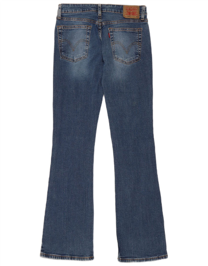 Женские джинсы Levi's Super Low Bootcut США 5, средние W30 L31, синие, хлопок