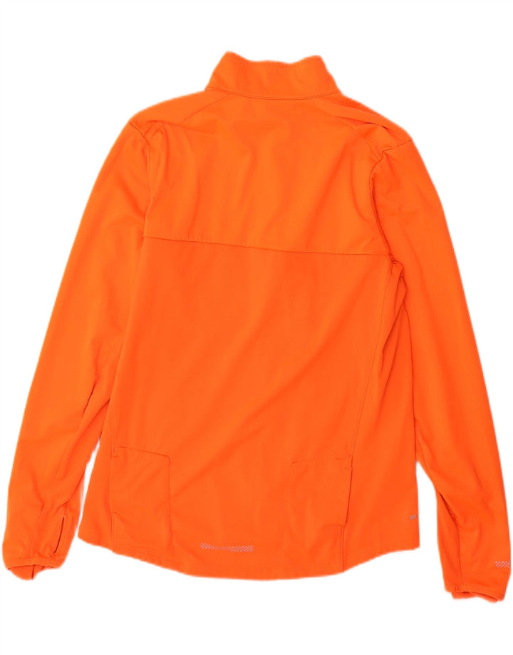 Мужская спортивная куртка Nike Dri Fit, средний оранжевый полиэстер