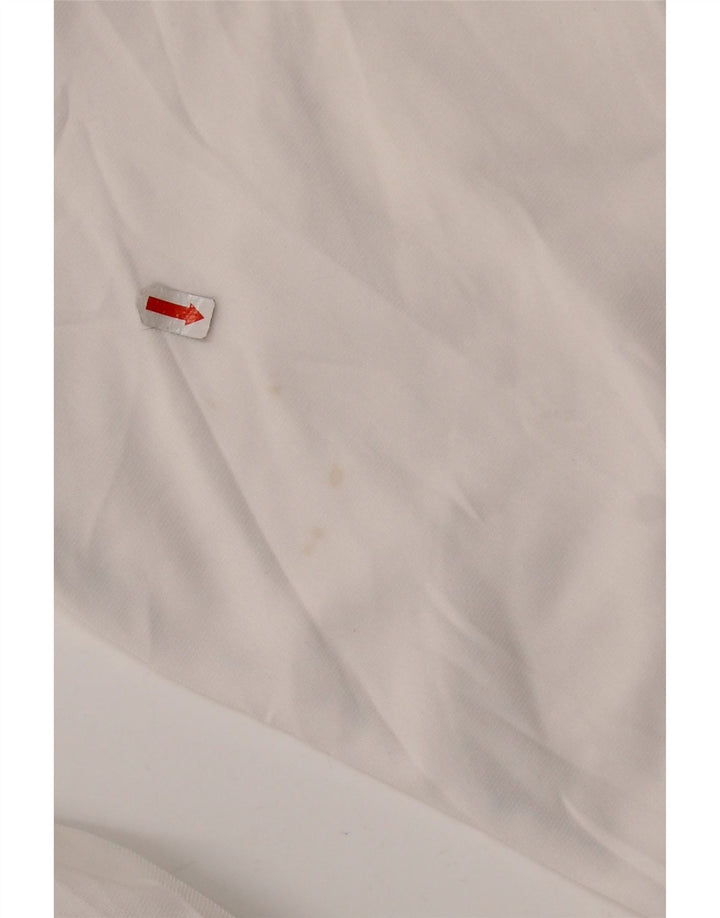 Мужской спортивный костюм ASICS с графическим рисунком, верхняя куртка, средний белый полиэстер с цветными блоками