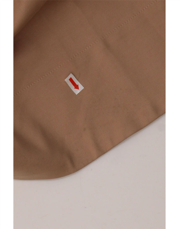 TRUSSARDI Женское Платье А-силуэта без рукавов IT 44 Средний Бежевый Хлопок