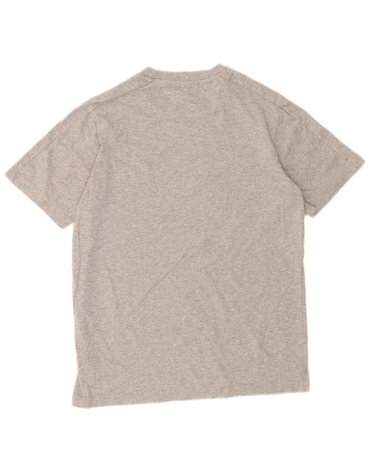 Мужская футболка Adidas Top Small Grey из хлопка с крапинками
