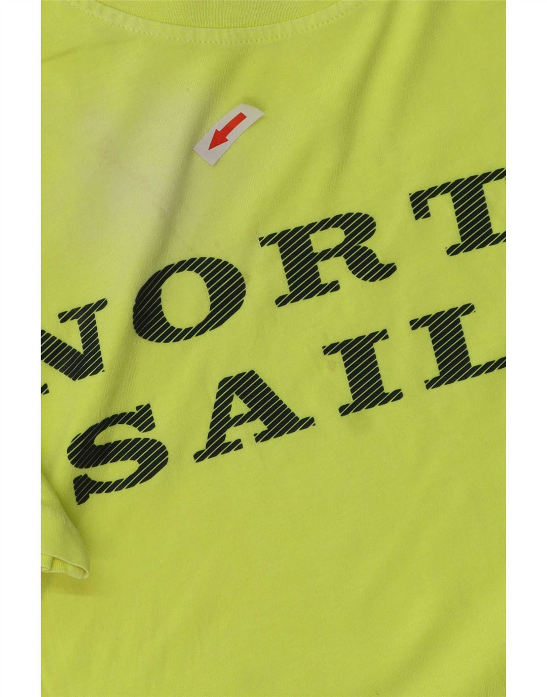 Мужская футболка с рисунком North Sails, хлопковый топ среднего зеленого цвета