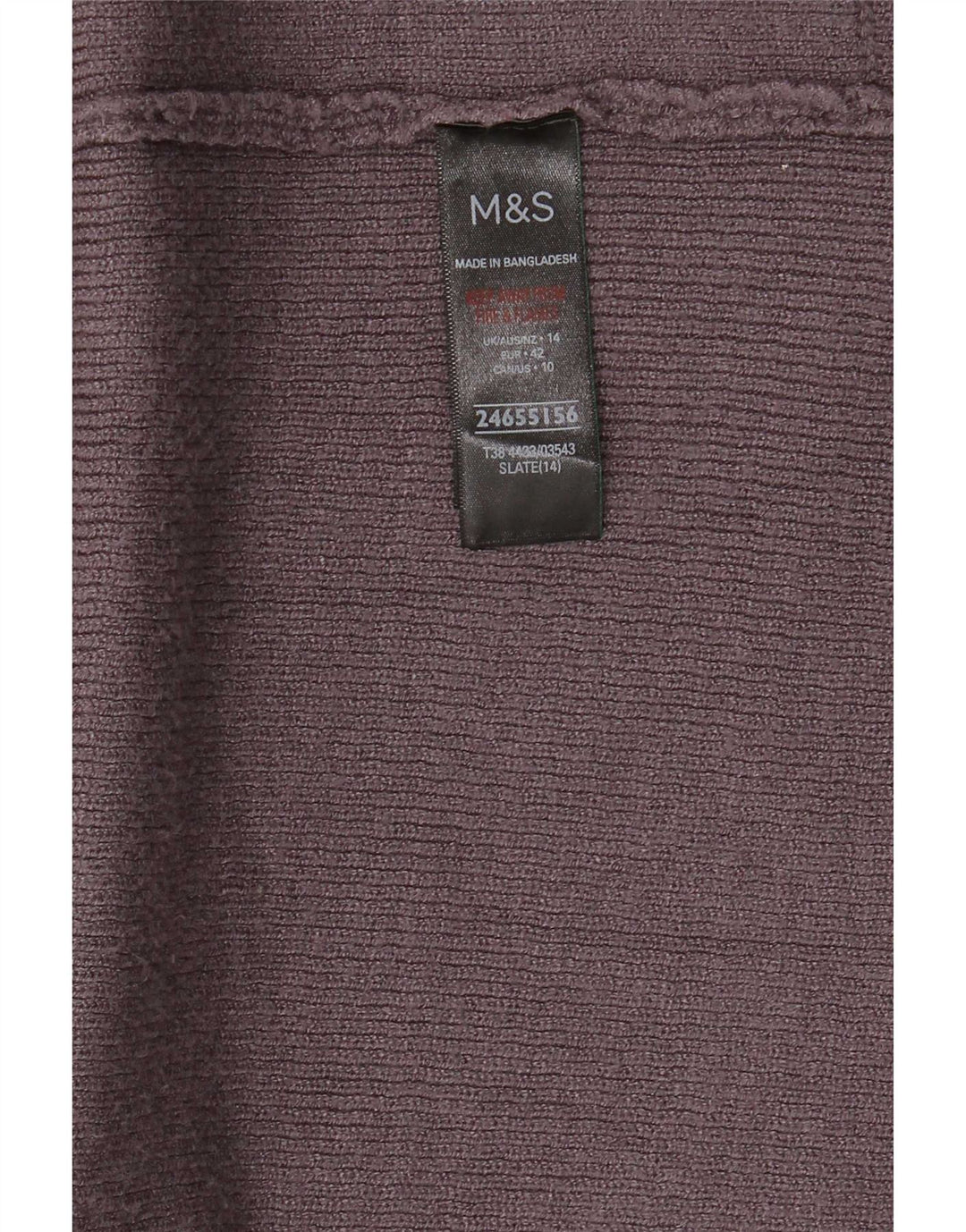 Женский удлиненный открытый кардиган Marks & Spencer UK 14, большой серый