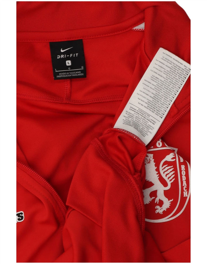 Мужской спортивный костюм NIKE Dri Fit с графическим рисунком, большая красная куртка с цветными блоками