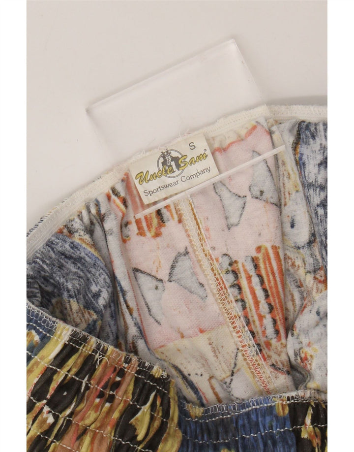 Женские брюки с высокой талией Uncle Sam, маленькие W27 L29, разноцветный хлопок