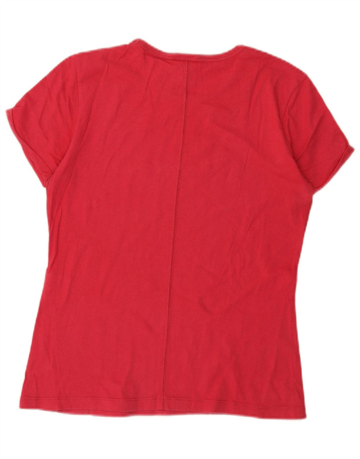 Женская футболка с рисунком CHAMPION Heritage Classics Top UK 14, большая розовая