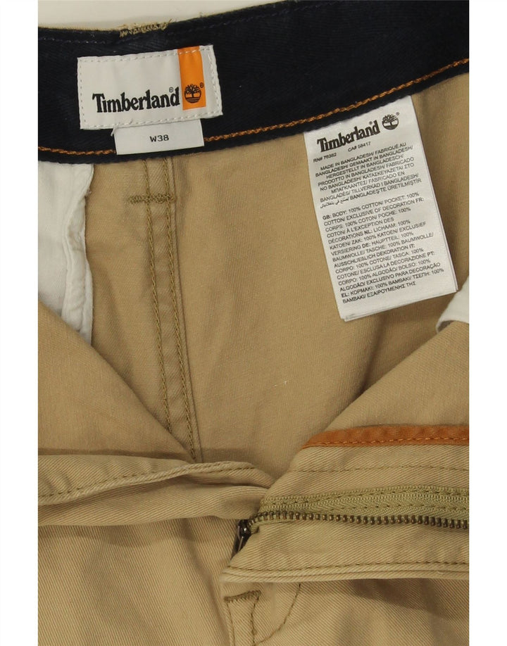 Мужские шорты карго Timberland W38 XL, бежевый хлопок