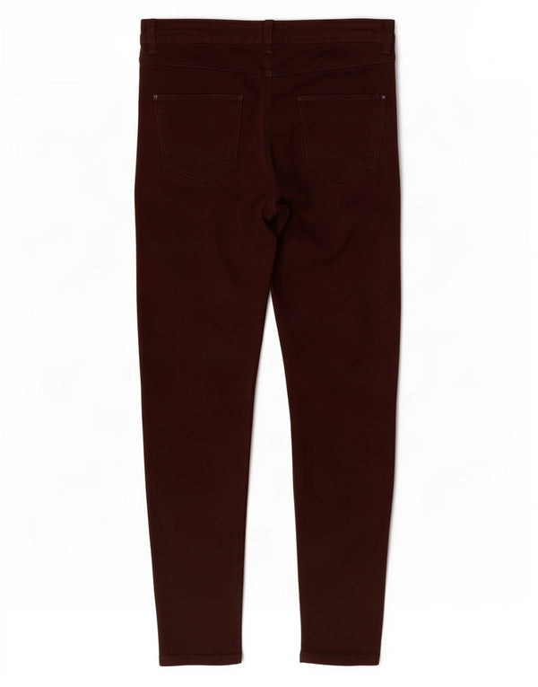 Женские повседневные брюки с высокой талией Marks & Spencer UK 12 Medium W32 L30 Brow