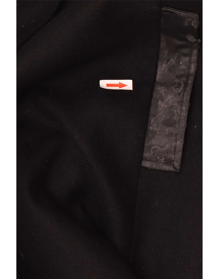 Armani Jeans Женское пальто IT 48 XL Черный Шерстяной