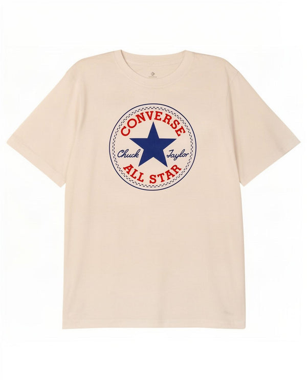Футболка с рисунком Converse Boys Chuck Taylor, 13–14 лет, белый хлопок
