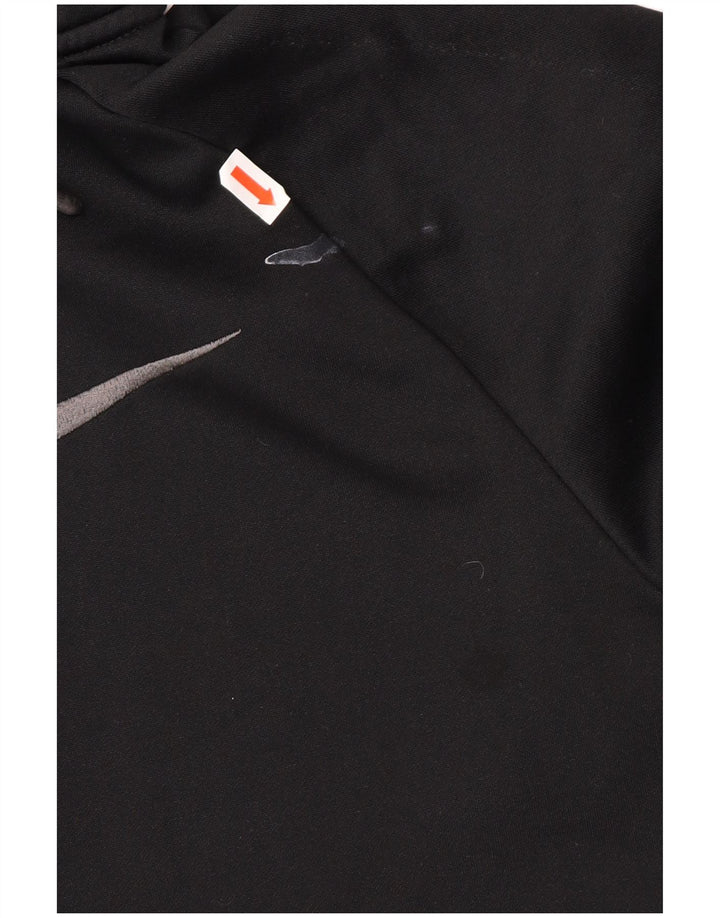 Мужской свитер с капюшоном NIKE Dri Fit на молнии, средний черный, полиэстер