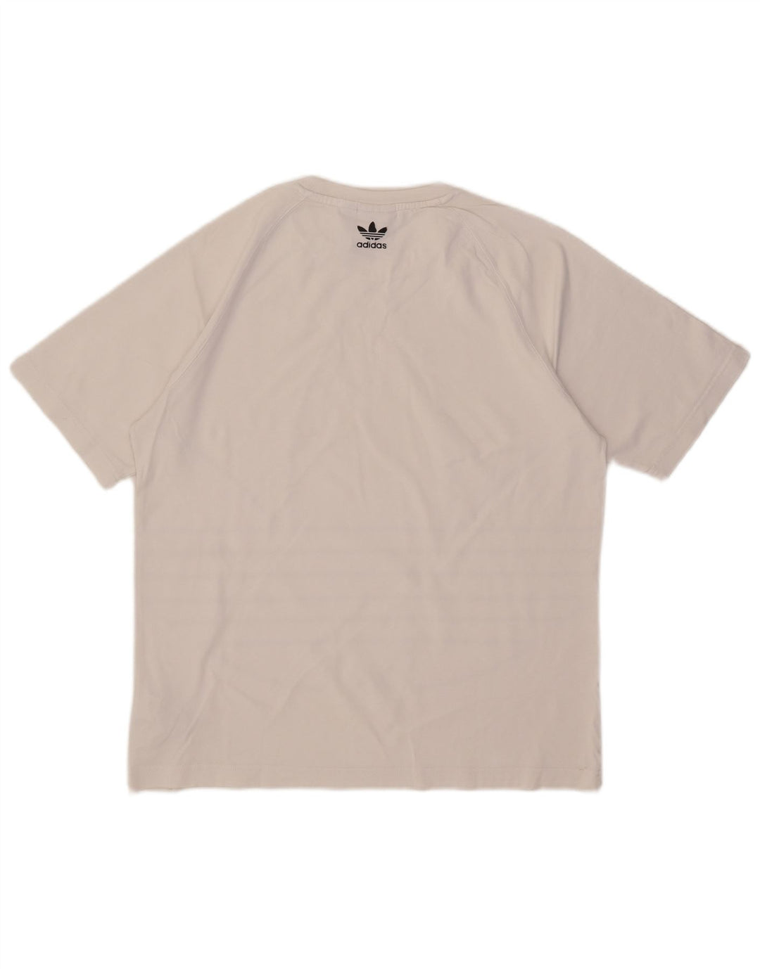 Мужская футболка Adidas с рисунком, маленький белый хлопок