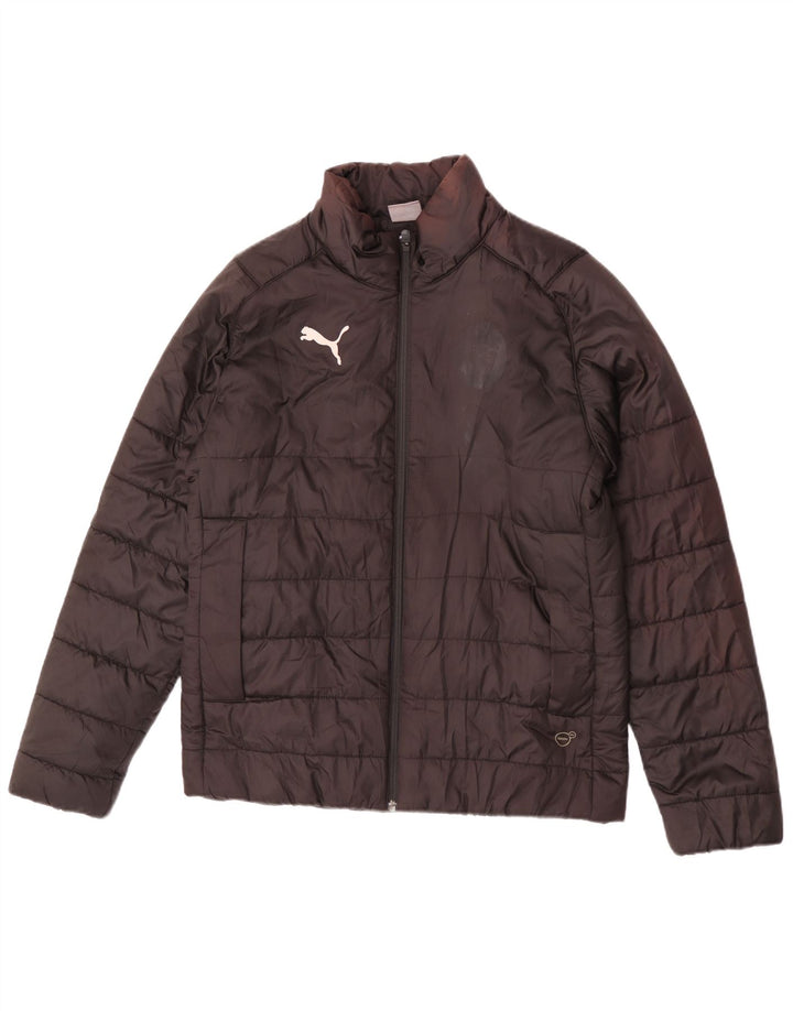 Мужская стеганая куртка Puma UK 36, маленькая, черная, полиэстер