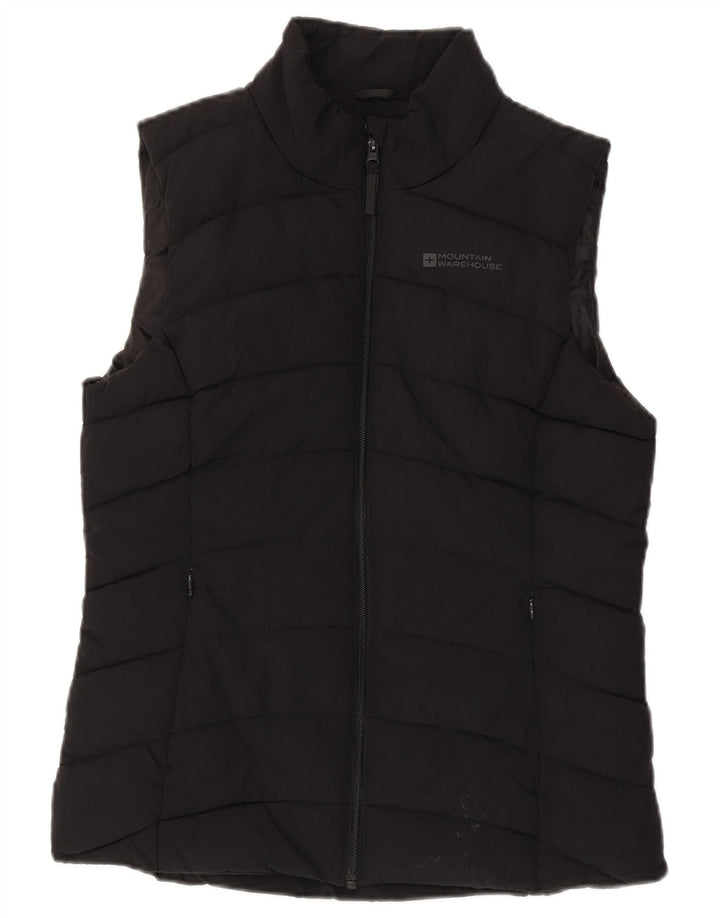 MOUNTAIN WAREHOUSE Женский утепленный жилет UK 12, средний черный из полиамида