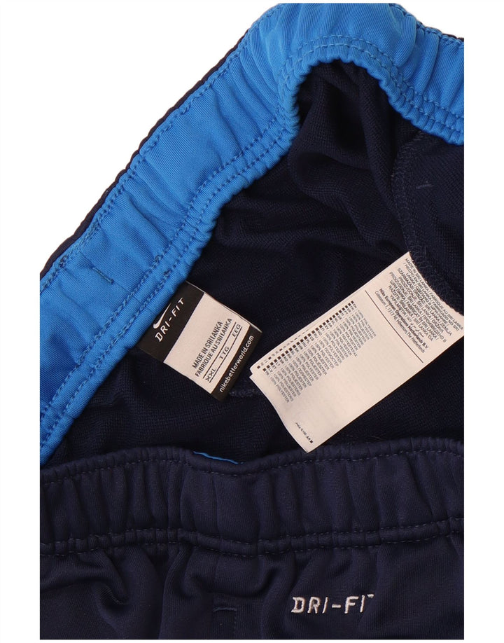 Мужские спортивные брюки Nike Dri Fit 2XL темно-синие из полиэстера