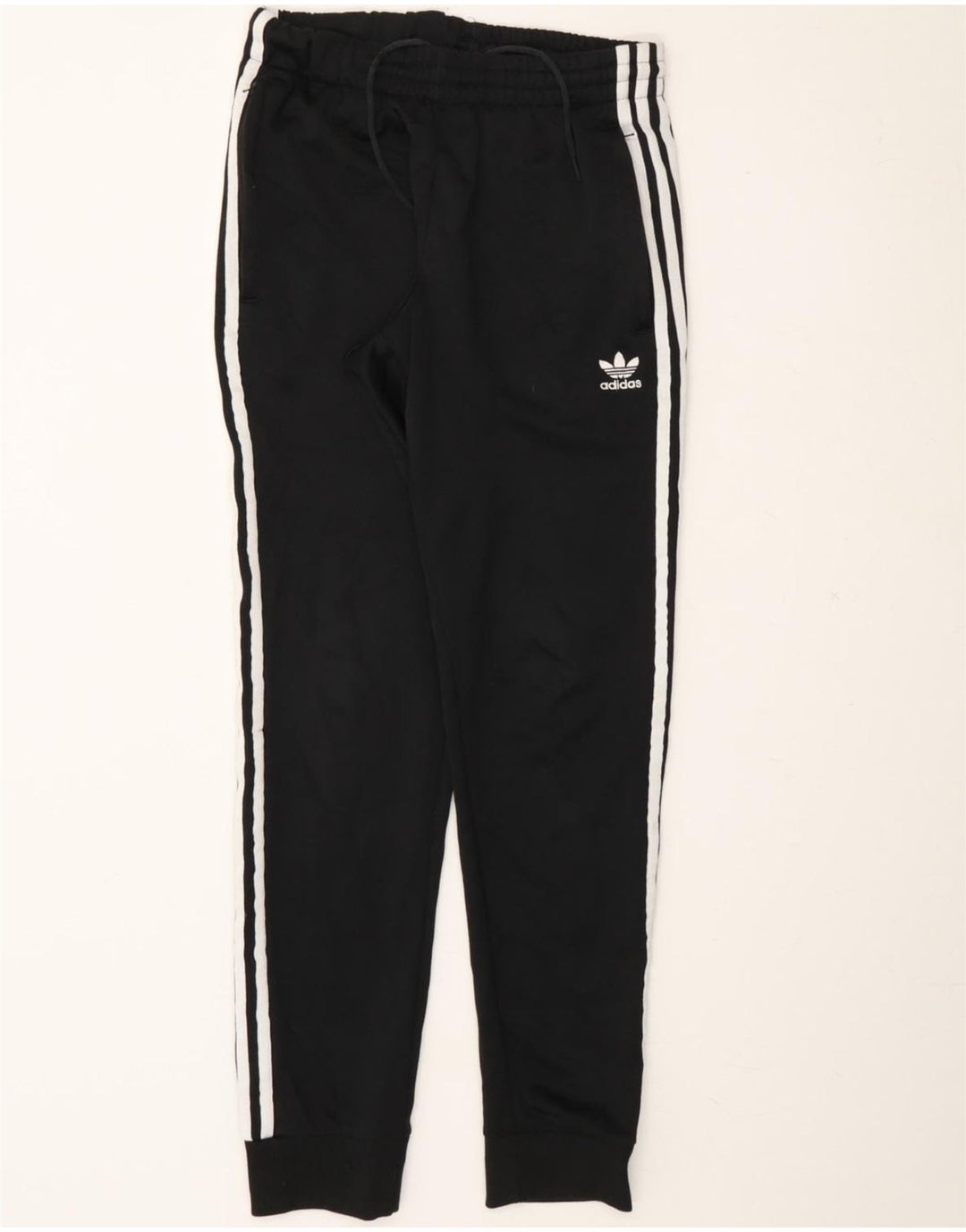 ADIDAS Mens Tracksuit Trousers Joggers Small  Black Polyester Vintage Adidas and Second-Hand Adidas from Messina Hembry 