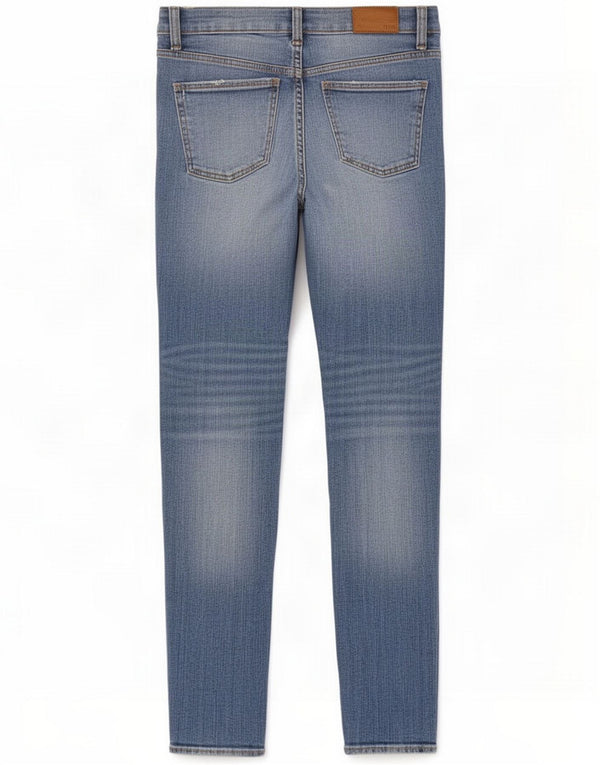 Zara Женские потертые узкие джинсы EU 40 Medium W30 L26 Синий