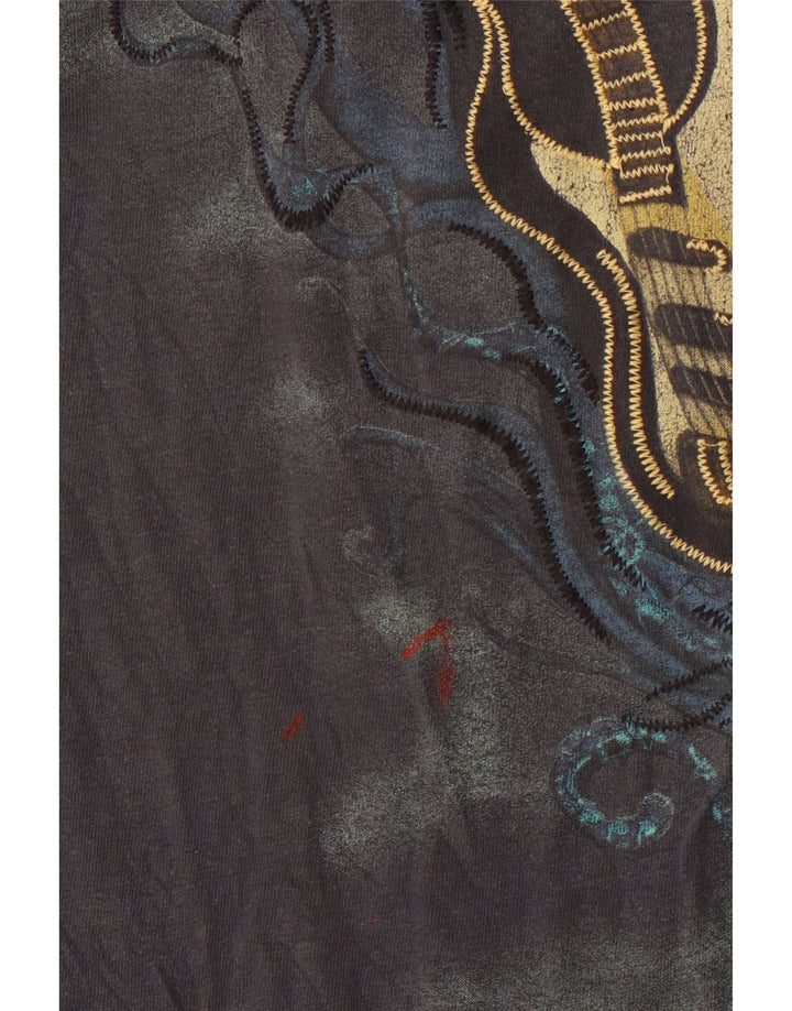 Мужская футболка HARD ROCK с рисунком Мальта, топ среднего серого цвета, хлопок