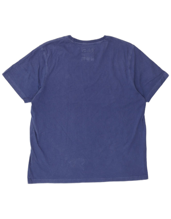 Crew Clothing Мужская футболка Top 2XL Синий Хлопок