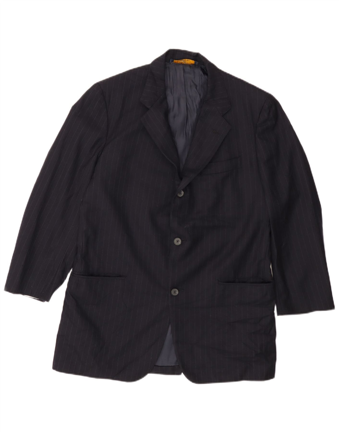 Мужской пиджак BROOKS BROTHERS 346 UK 38 средний темно-синий в тонкую полоску