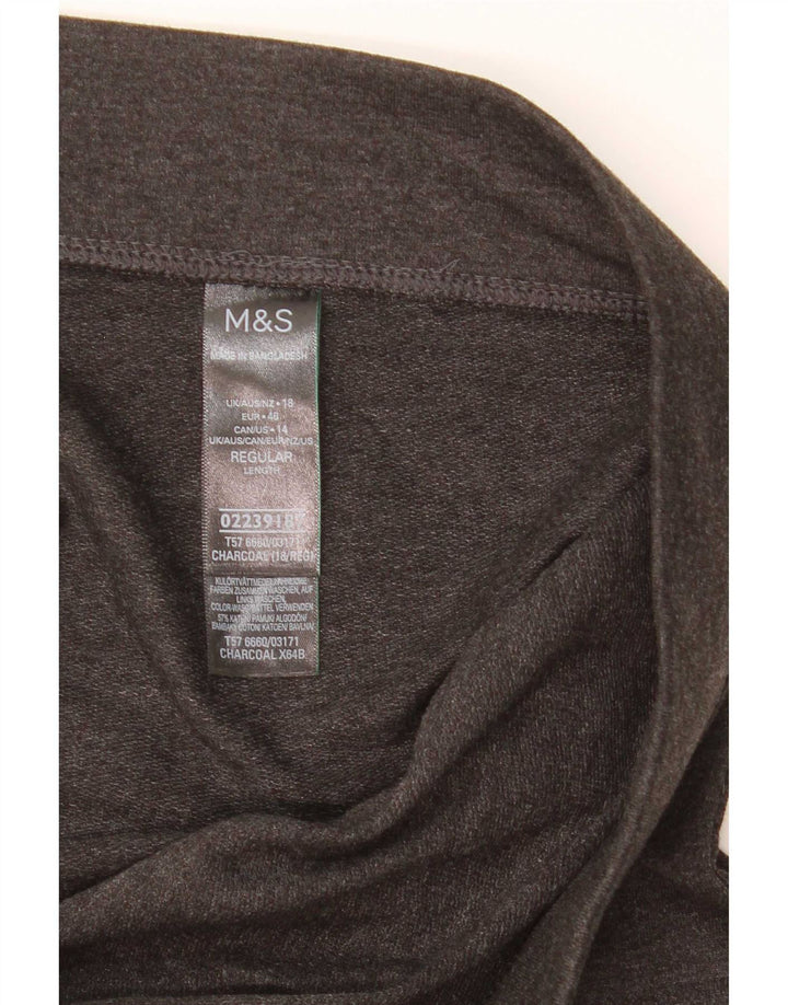 Женские леггинсы Marks & Spencer UK 18 XL, серые, хлопковые