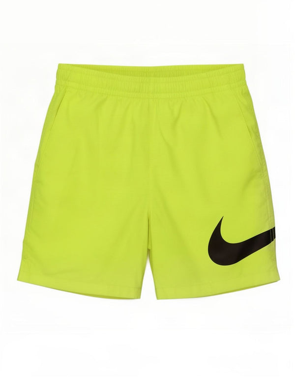 Мужские спортивные шорты с рисунком Nike XS, желтый полиэстер