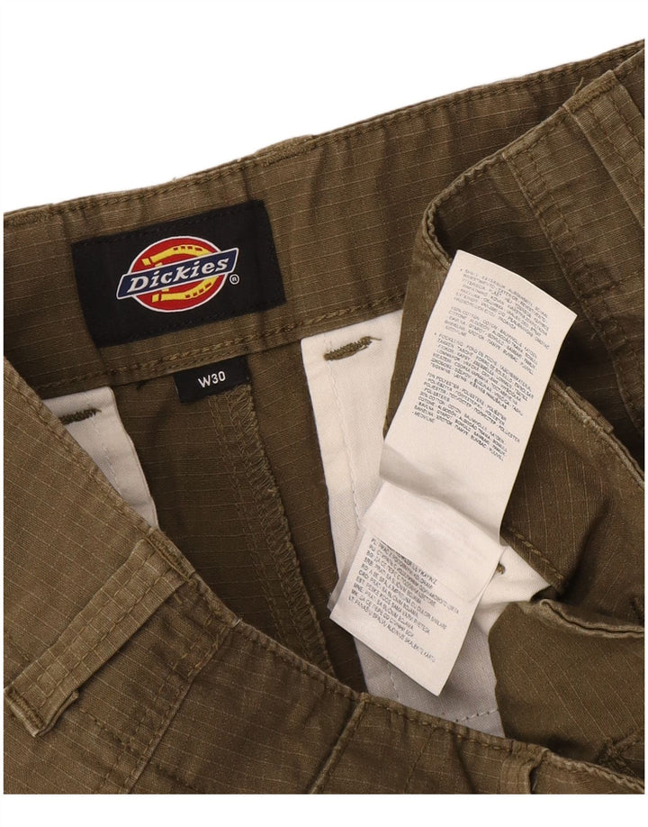 DICKIES Мужские прямые брюки-карго W30 L31 хаки из полиэстера