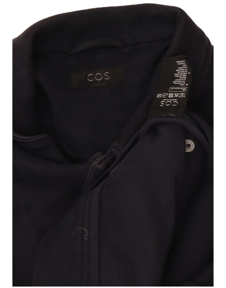 Мужская куртка Cos Utility Jacket UK 36, маленькая, темно-синяя, хлопок