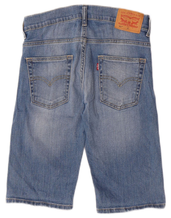 Джинсовые шорты Levi's Boys 511 Slim, 13–14 лет, W26, синие, хлопок