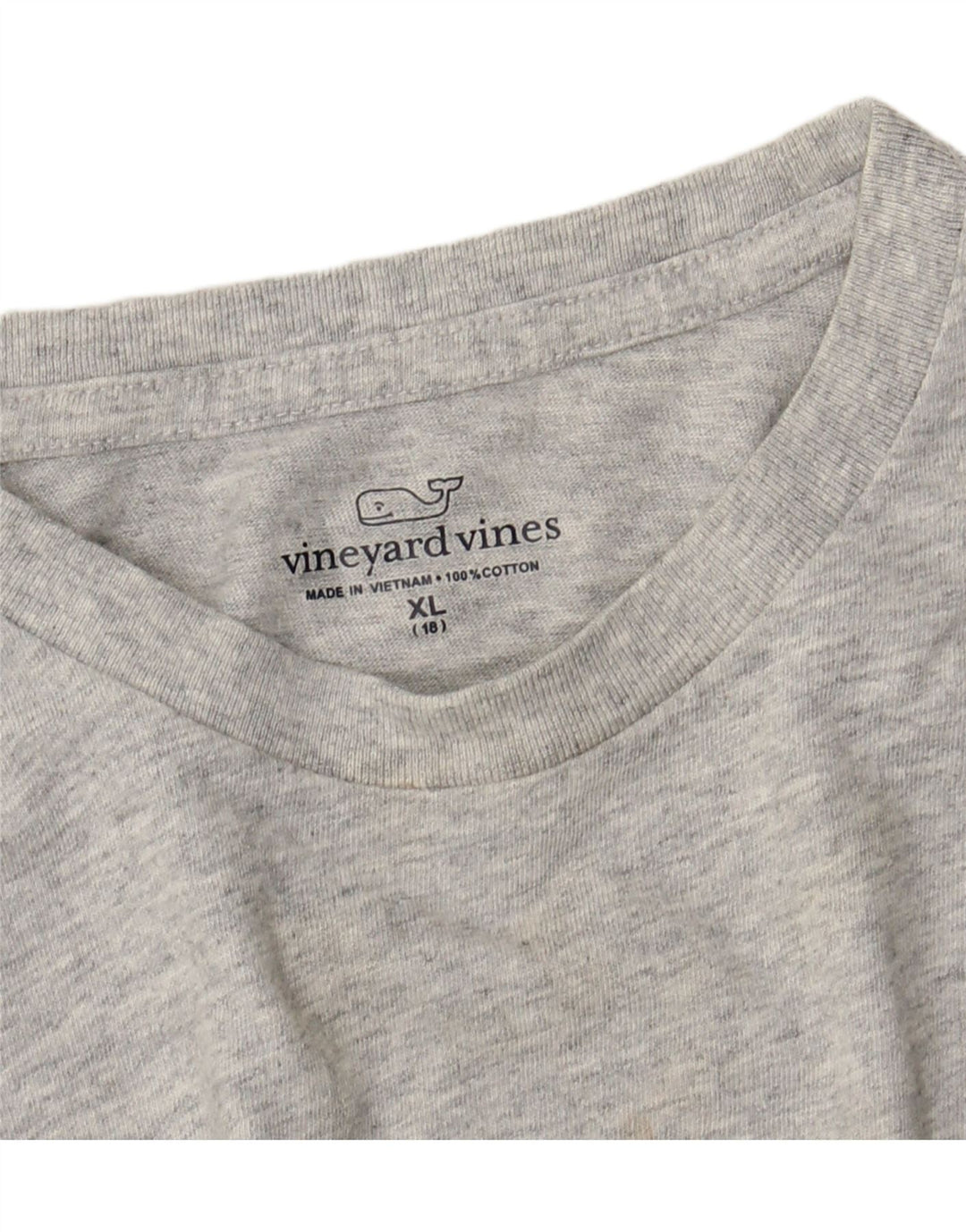 Футболка с рисунком VINEYARD VINES для мальчиков, топ 15–16 лет, серый цвет с блоками XL
