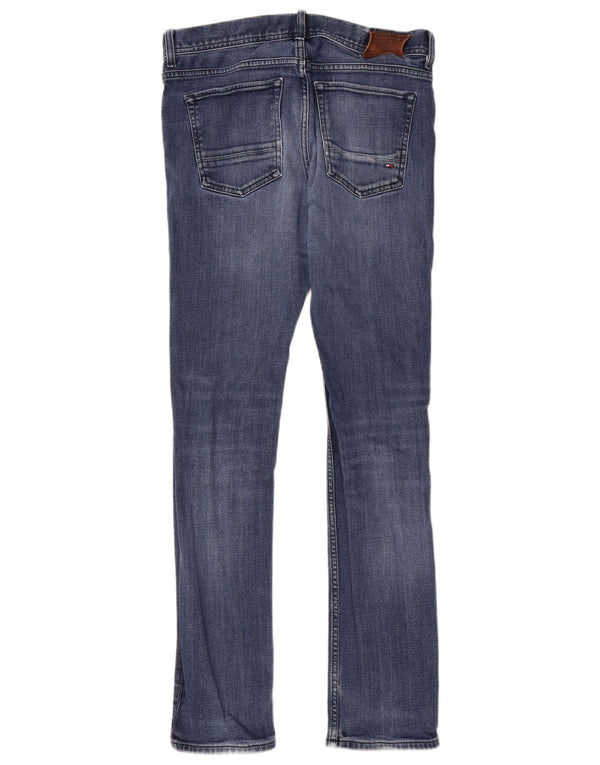 Женские узкие джинсы Tommy Hilfiger Bleecker W30 L32, синий хлопок