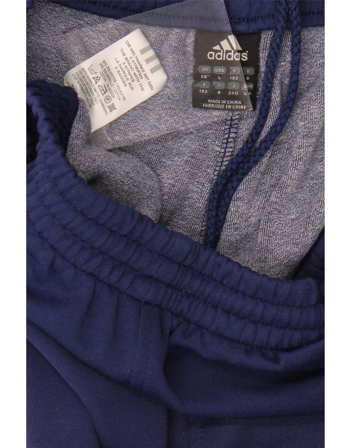 ADIDAS Mens Tracksuit Trousers XL  Navy Blue Polyester Vintage Adidas and Second-Hand Adidas from Messina Hembry 