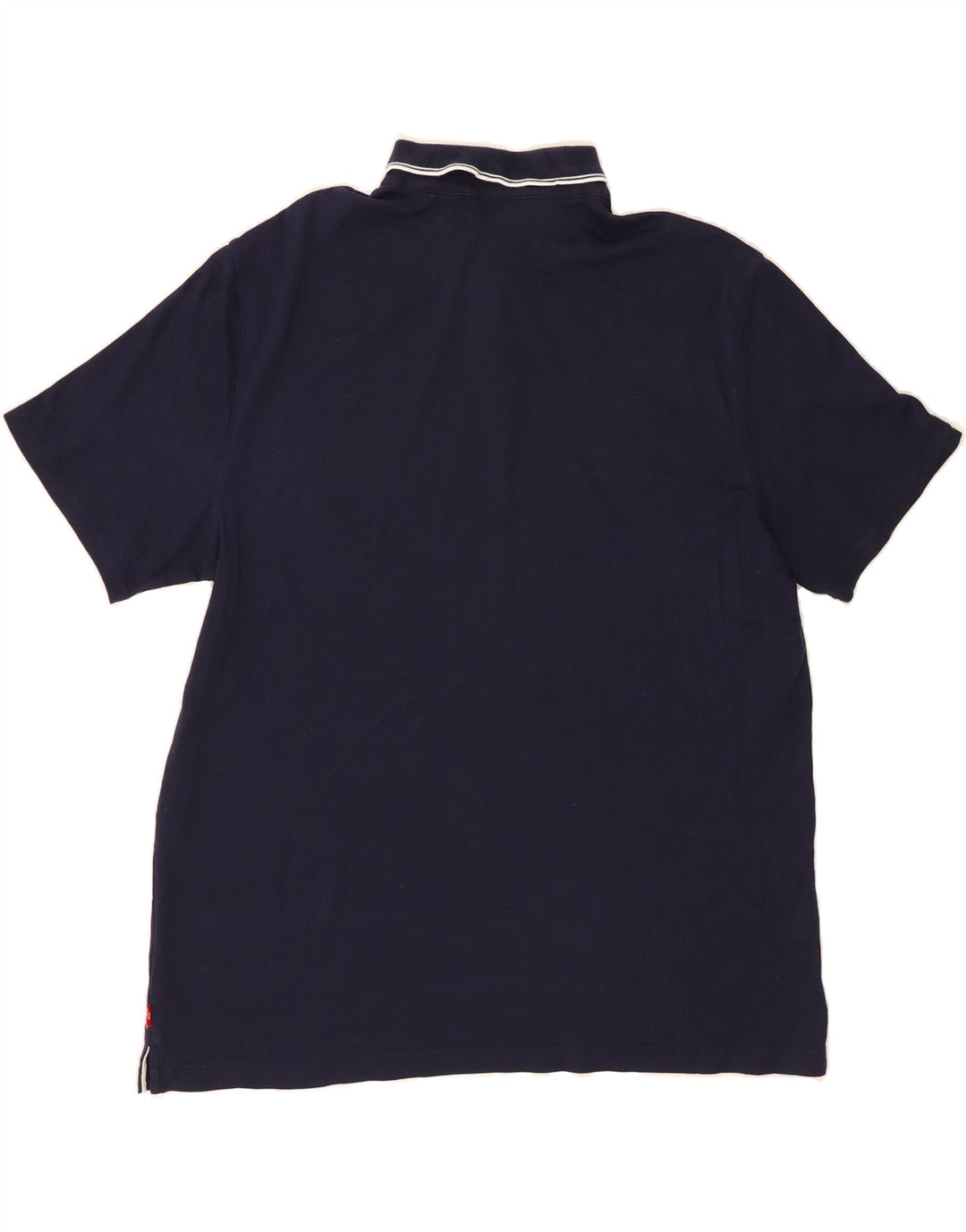 IZOD Mens Polo Shirt XL Navy Blue Cotton Vintage Izod and Second-Hand Izod from Messina Hembry 
