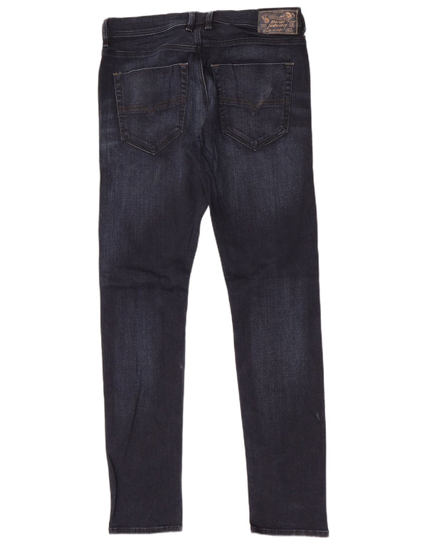 Мужские зауженные джинсы Diesel Tepphar Carrot W32 L32, темно-синий хлопок