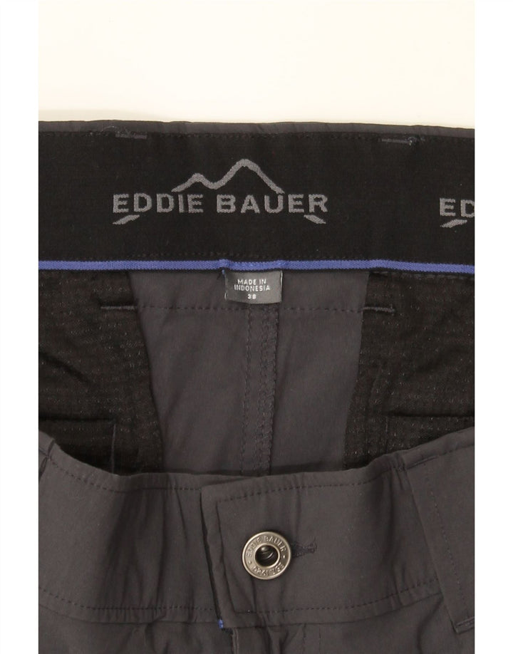 EDDIE BAUER Mens Cargo Shorts W38 XL Grey Nylon Vintage Eddie Bauer and Second-Hand Eddie Bauer from Messina Hembry 