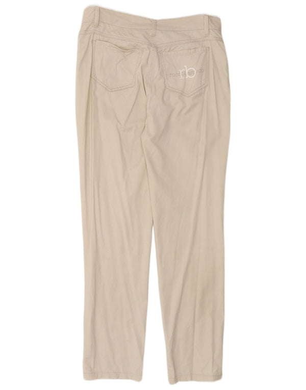Женские узкие повседневные брюки Roccobarocco EU 38 Medium W30 L31 Off White