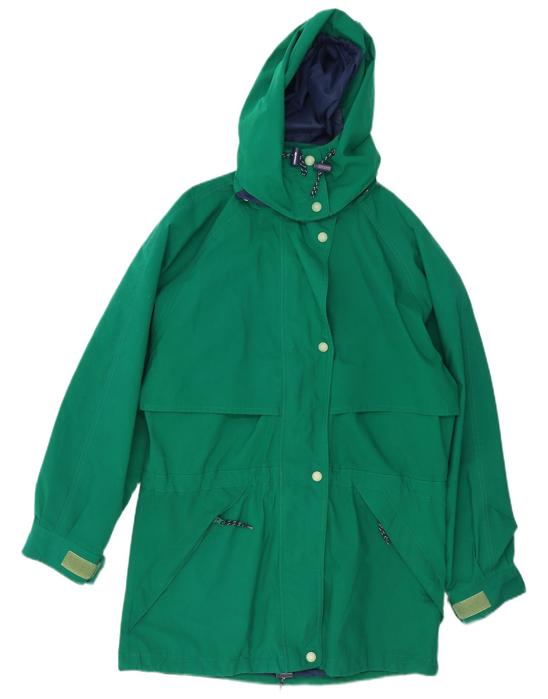 Мужская дождевик с капюшоном Eddie Bauer UK 36, маленький зеленый полиэстер