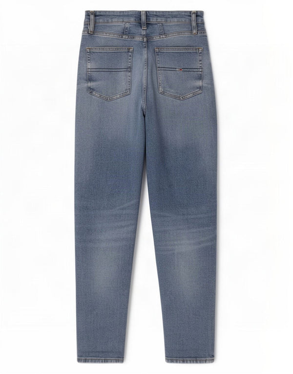 Tommy Hilfiger Женские джинсовые джинсы с потертостями зауженного кроя W28 L29 Синие