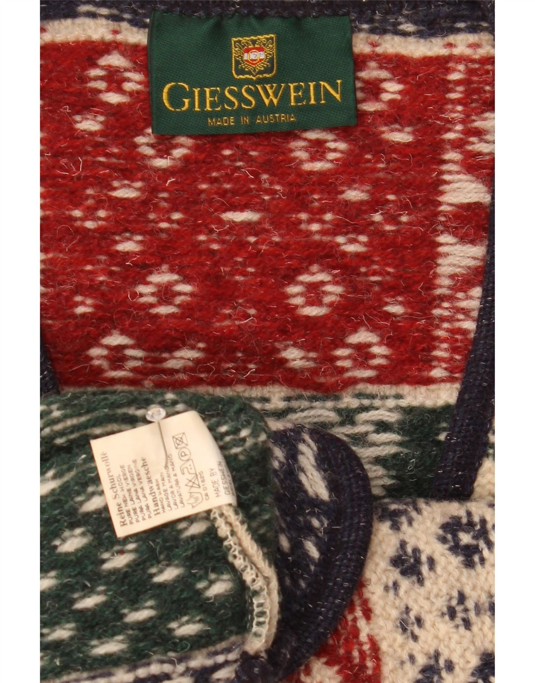 Женский кардиган Giesswein EU 42, большой разноцветный геометрический узор