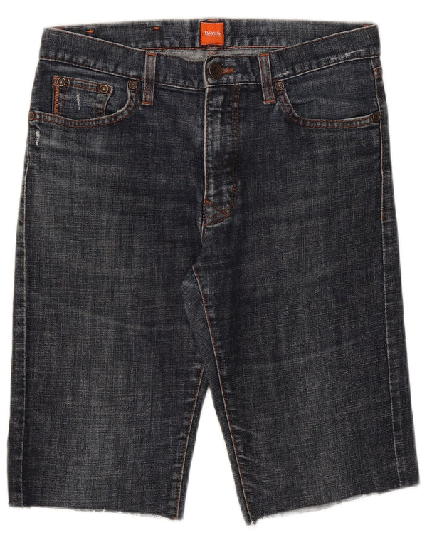 Мужские джинсовые шорты Hugo Boss W30 Medium Blue