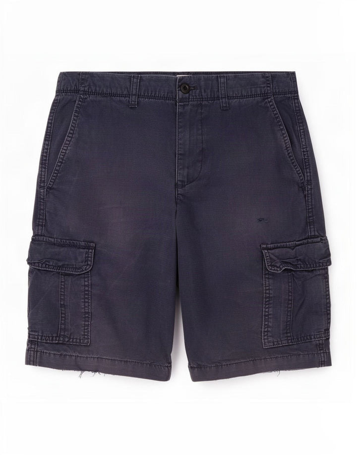 Мужские шорты-карго Gap W28, средние, темно-синие, хлопковые в полоску