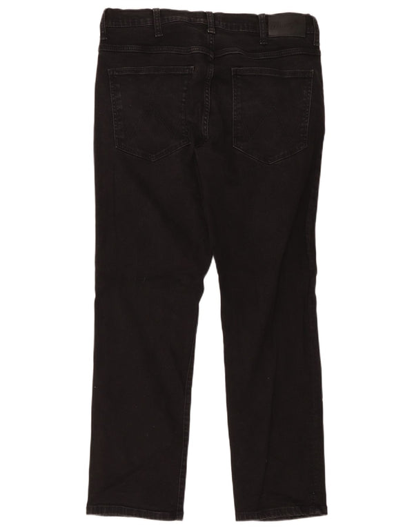 Мужские прямые джинсы Wrangler Arizona W36 L30, черный хлопок