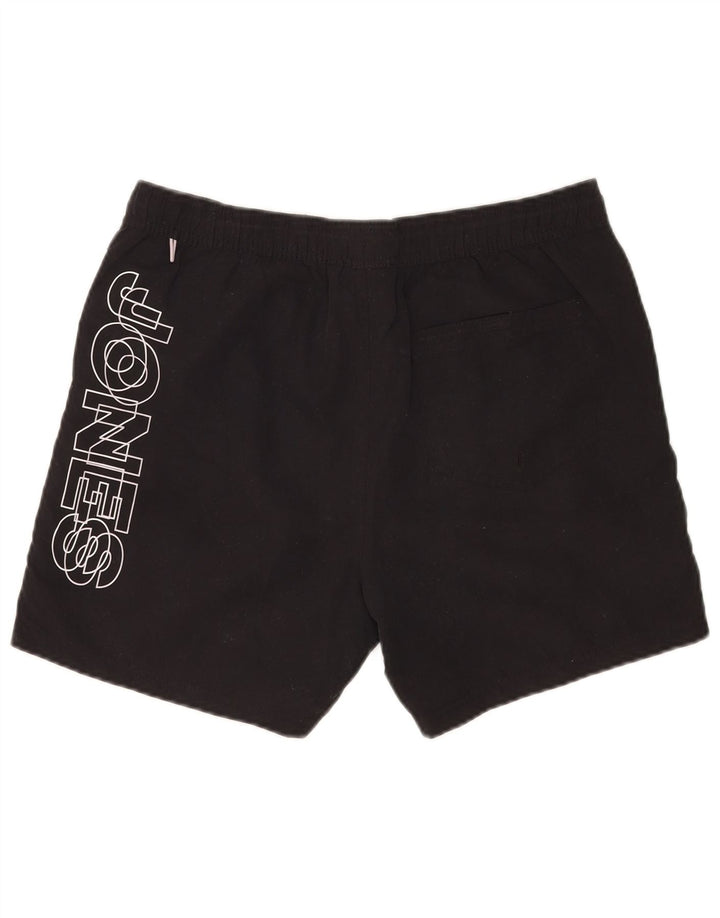 Мужские шорты для плавания Jack & Jones с рисунком, средний черный, полиэстер