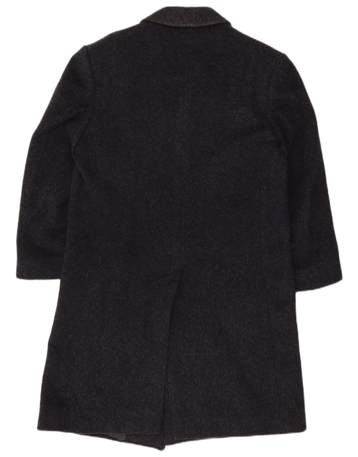 Винтажное мужское пальто UK 40, большое темно-синее